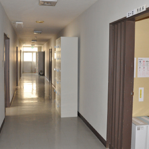 Hallway of women’s dormitory