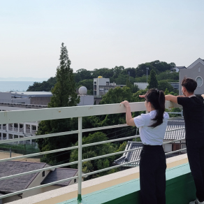 校内からの風景